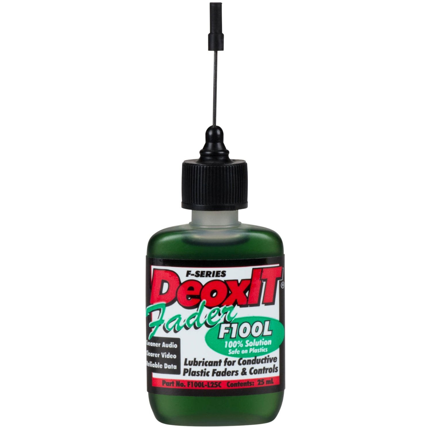 DeoxIT F100LL25C FaderLube Needle Dispenser 25ml