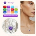 thumbnail image 2 of Ladies 925 Sterling Silver Heart Knot Necklace Valentine's Day Anniversary Birthday Christmas Gift for Wife Girlfriend Mom, 2 of 6