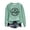Sky Blue, variant on Up To 50% Off Women'S Sweatshirts Women's English Printed Your Little Of Sarcastic Sunshine Has Arrived Round Neck Simple Retro Hoodless Sweatshirt