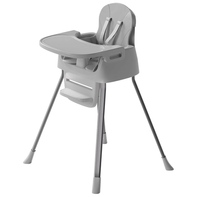 Silla alta convertible para bebé CheerKid con arnés de 5 puntos