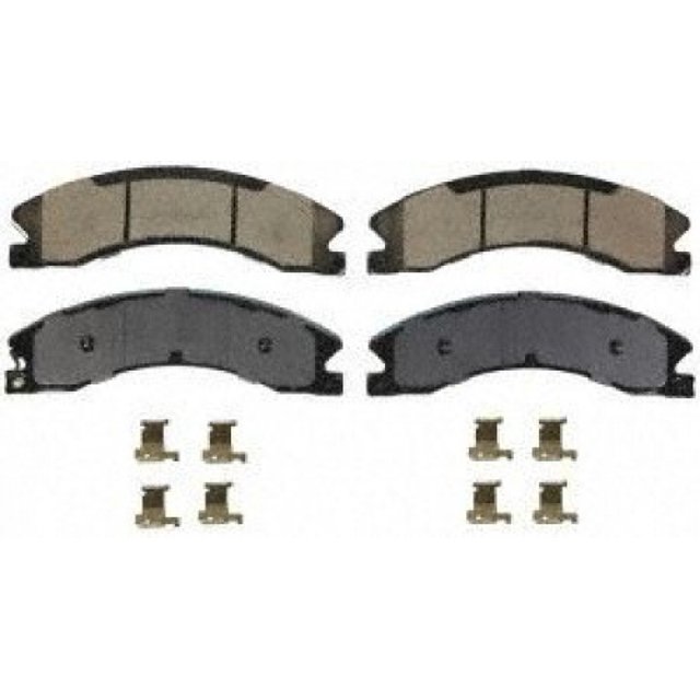 Wagner Severe Duty SX1565 Semi-Metallic Disc Pad Set Includes Installation Hardware, Front