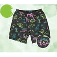 thumbnail image 2 of Pantalones cortos de verano para hombre, pantalones cortos casuales, con bolsillo y cordón, dibujos animados de animales, transpirables, suaves, cortos, moda urbana, pantalones de playa, 2 of 5
