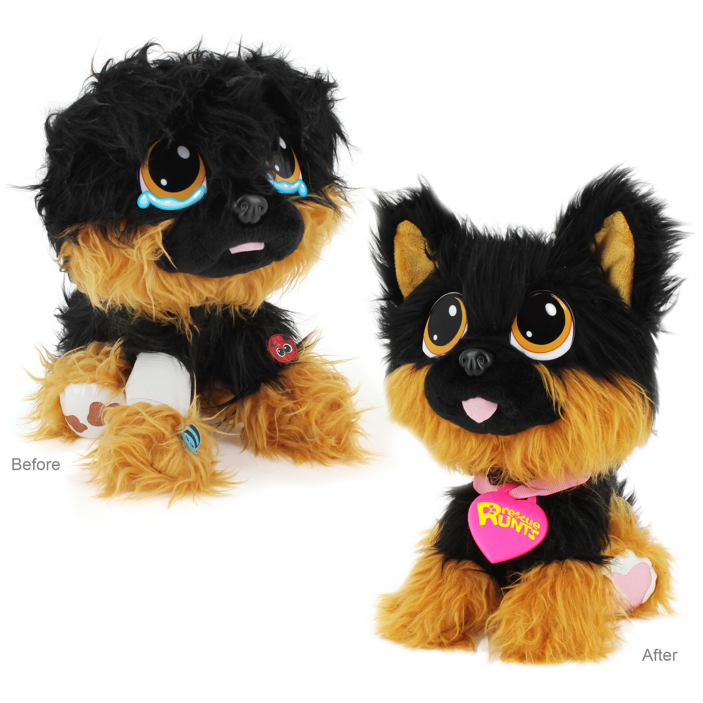 Rescue runts shepherd rescue dog plush by kd kids - image 4 of 8