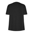 thumbnail image 2 of Zuesphe Women's Cross V Neck Summer Tops Casual Short Sleeve T Shirts Basic Loose Fit Dressy Tees 2025 Oversized Short Sleeve T Shirts Casual Basic Solid Tops, 2 of 5