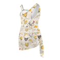 thumbnail image 5 of Whosucclay Rooster Pattern Girls One Piece Swimsuits, Quick Dry Girls' One Piece Swimsuit with Cover Up for Teens, Adjustable Strap, 13-14 Years Old, 5 of 10