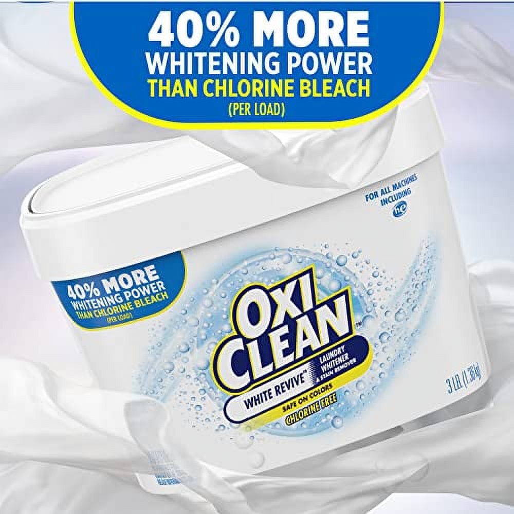 OxiClean White Revive Laundry Whitener + Stain Remover, 5 s