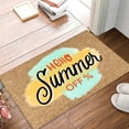 door mat outside entrance hello summer outdoor mats for front colorful