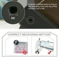 thumbnail image 3 of M6 x 10 x 15mm Leveling Feet Adjustable Support Cover for Machine Leg 12pcs, 3 of 7