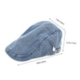 thumbnail image 2 of Nestingho Boina Denim Vintage Estilo Clásico Con Pato Ajustable Para, 2 of 6