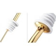 thumbnail image 2 of Wine Olive Oil Bottle Pourer Spouts with Rubber Dust Caps from (Gold, 2 pcs), 2 of 5