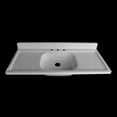 thumbnail image 3 of NBI Drainboard Sinks 54" X 24" White Reinforced Cast Acryllic Drainboard Sink, 3 of 6