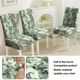 thumbnail image 5 of Chic Paisley Bohemian Dining Chair Covers 4 Pack Vintage Floral Ethnic Retro Colorful Pattern Washable Polyester Stretch Slipcovers Removable Protector for Elegant Dining Room, 5 of 7