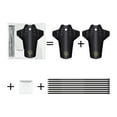 thumbnail image 4 of Eigraketly Guardabarros de bicicleta de plástico ultraligero guardabarros de bicicleta Mountain Road Bike Wing para accesorios de bicicleta Type11 NO11, 4 of 6