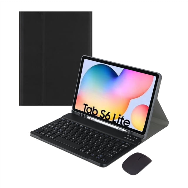 Funda con Teclado y Ratón para Galaxy Tab S6 Lite Negro
