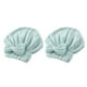 thumbnail image 1 of Paquete de toallas de microfibra para el cabello seco Laklulu, gorro de ducha con lazo, paquete de gorro de ducha en rollo para regalo de mujer, 2 paquetes, 1 of 5