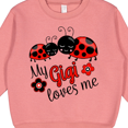 thumbnail image 3 of Inktastic My Gigi Loves Me with Cute Ladybugs Toddler Sweatshirt, 3 of 4