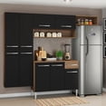 thumbnail image 2 of Cocina Integral Madesa Emilly Fit 229cm Marrón/Negro GREM229003, 2 of 9