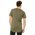 thumbnail image 2 of Bella Canvas Mens-Long Body Tee-3006, S, Heather Olive, 2 of 3