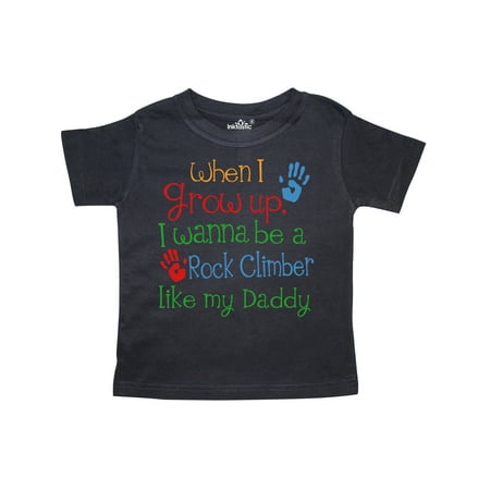

Inktastic Rock Climber like Daddy Gift Toddler Boy or Toddler Girl T-Shirt