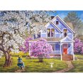 thumbnail image 1 of Cuadros Decorativos Pintura de diamante 5D Garden Villa DIY Full Round Drill Kit Rhinestone Decoración para el hogar JShteea Nuevos Originales, 1 of 9