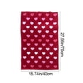 thumbnail image 4 of Decoraciones para San Valentín, adornos para San Valentín, regalos para San Valentín, fundas de almohada de doble cara de algodón puro rojo navideño, toalla facial gruesa, toallas de algodón de regalo, 4 of 6