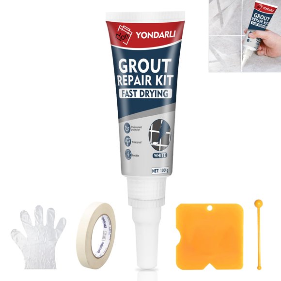 Limpiador y sellador de lechada para azulejos Grout Paint Kallteren, 2 unidades, negro