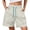 Light Gray -CC61, variant on Dwellite Quick Dry Shorts for Womens High Waist Stretchy Straight Leg Casual Summer Shorts with Pockets Light Gray XL