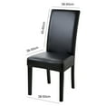 thumbnail image 7 of Dining Chair Covers, Pu Leather Waterproof and Oilproof Stretch Dining Chair Protector Cover Slipcover, Removable Washable Kitchen Chair Slipcovers, 7 of 7