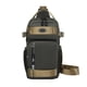 thumbnail image 2 of Bolso Pecho de Viaje de Poliéster Impermeable, Mochila Cruzada para Hombro, Correas Ajustables Transpirables, 33x18x8cm, Negro Gris Verde, 2 of 6