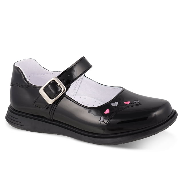 Zapato Escolar Casual Niña Dominiq Mod. 2293 Corona y Corazones