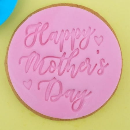 

3inch Happy Mother s Day Fondant Cake Decorarting Cakepop Stamp Muffin Cookie Cutter Stamp