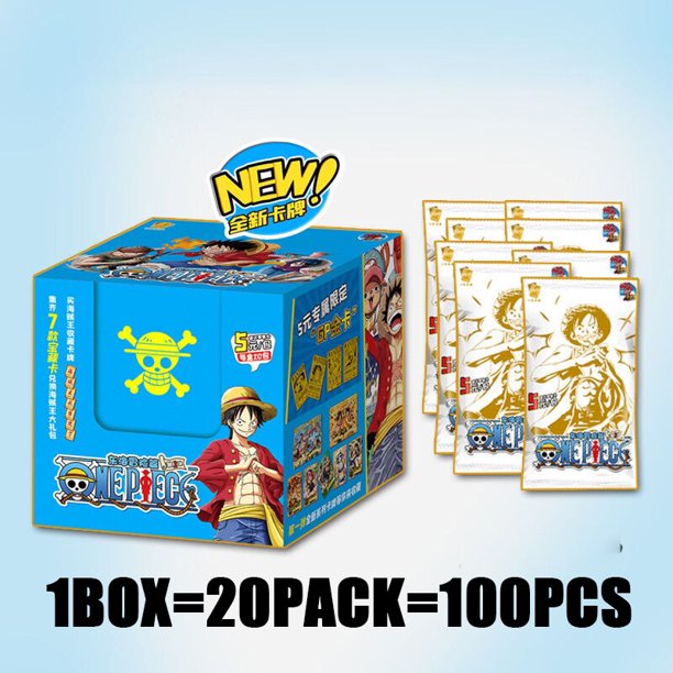 Cartas de una pieza de Anime japonés, Luffy, Zoro, Nami, Chopper, colecciones, juego de cartas raras, coleccionables, batalla para niños, regalo, juguete, pasatiempos Fivean unisex