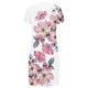 thumbnail image 5 of Vestido estampado floral con cuello en V de manga corta informal de verano para mujer a la moda Fridja  qw6494, 5 of 5
