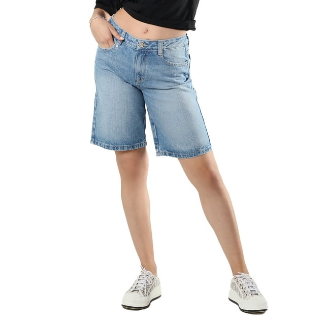 Bermuda Con Bolsillos Para Mujer