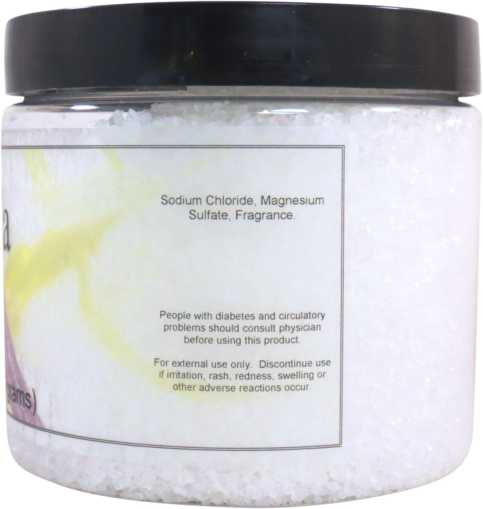 Vanilla Bath Salts by Eclectic Lady, 16 ounces