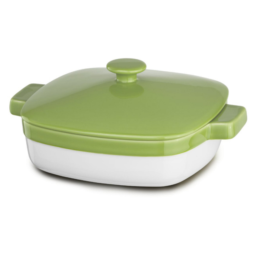 KitchenAid KBLR28CRYL Key Lime Ceramic 2.8Quart Casserole Dish with Lid