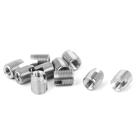 inserts threaded stainless steel tapping self uxcell tone pack silver