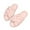 Pink, variant on Women's Fashionable And Casual Home Indoor And Outdoor Winter Woven With Exposed Toes Slippers For Indoor Use White Size 6.5-7