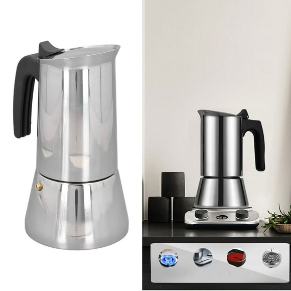 Stovetop Coffee Maker, Portable Stainless Steel Espresso Maker For Induction Cooktop