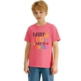 thumbnail image 3 of SGMVNU 100 Days of School Shirts for Boys Girls Girls T Shirts 4t Fashion Short Sleeve Crewneck Tee Tops Cotton Tshirts Kids Summer Outfits(Size 12-13 Years,kn123_Watermelon Red), 3 of 7