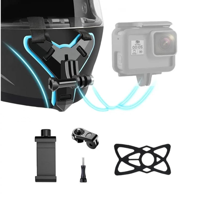 Helmet Strap Mount For Gopro Hero 12 11 10 9 8 7 6 5 4 3 