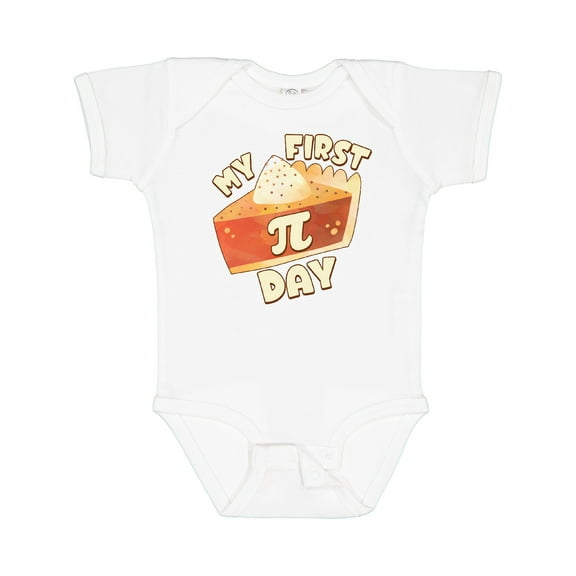 Inktastic My First Pi Day-pumpkin Pie Boys or Girls Baby Bodysuit