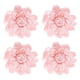 thumbnail image 1 of Uxcell 4 Paquete de Broches y Pines de Rosa para Mujeres, Pines de Solapa Delicados de Tela de Satén, Grandes Flores de Camelia para el Cabello, Color Rosa, 1 of 1