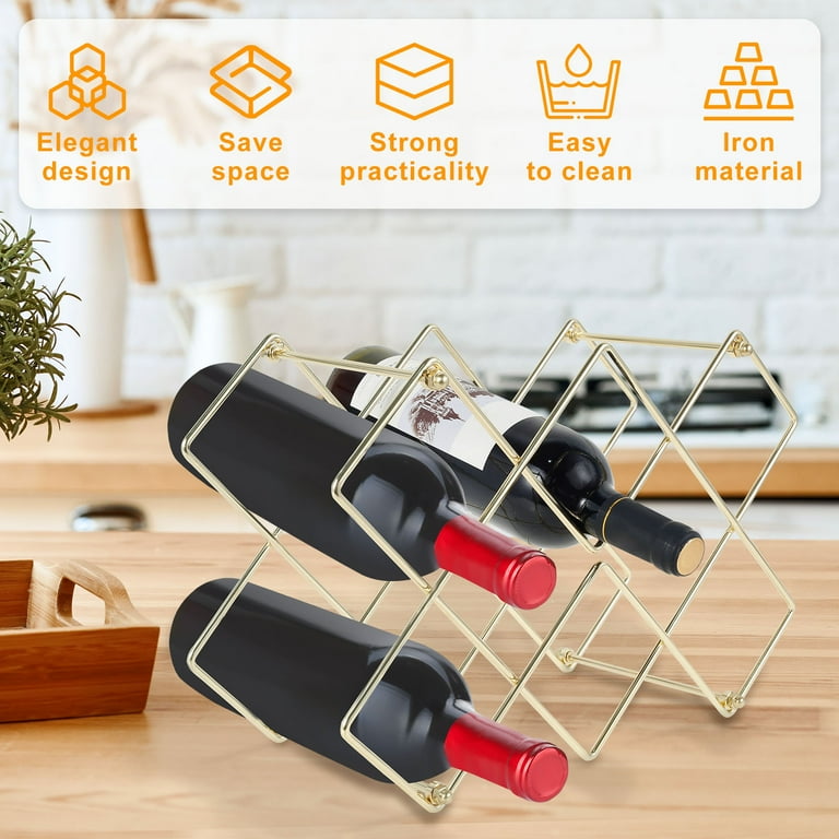 White countertop wine rack hotsell