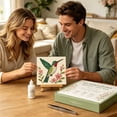 thumbnail image 5 of Hummingbird Floral Mosaic Art DIY Kit for Adults Beginners,3.5in Handmade Glass Mosaic Tile Craft Set With Wooden Stand,Garden Bird Themed Tabletop Decor Art Kit,Creative Handcraft Gift, 5 of 6