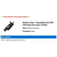 thumbnail image 2 of Washer Pump - Compatible with 2006 - 2009 Mercedes-Benz CLK350 2007 2008, 2 of 2