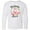 AA-White, variant on Inktastic Baby Flamingo My Grandma Loves Me with Flower Wreath Long Sleeve Youth T-Shirt