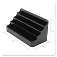 thumbnail image 5 of 8-Tier Recycled Business Card Holder, Holds 400 Cards, 7.88 X 3.88 X 3.38, Plastic, Black | Bundle of 5 Each, 5 of 7