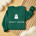 thumbnail image 6 of VKOYWKM Womens HalloweenSweatshirt Cute Spooky Ghost Graphic Sweatshirts Crewneck Long Sleeve Fall Pullover Tops Halloween Party Outfits for Women, 6 of 7