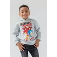 thumbnail image 3 of SEGA Sonic The Hedgehog Tails Knuckles Toddler Boys Fleece Pullover Hoodie Toddler to Big Kid, 3 of 5